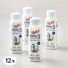 요플레 Only3 플레인, 130ml, 1개입, 12개
