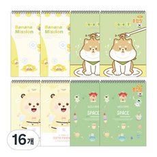 펜피아 2 000 무선 종합장 공용, 랜덤발송, 16개