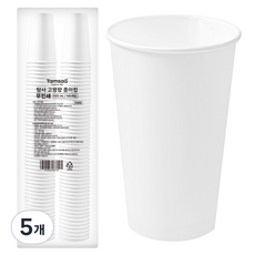 Tamsaa 高磅數無印刷紙杯 500ml 100入, 5個