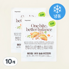 헤이밀 버섯 송송 비건만두 (냉동), 420g, 10개