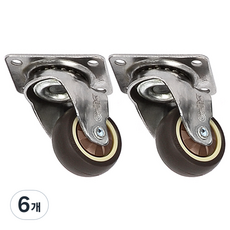 高級低噪音輪 1.5吋 一般, 6個