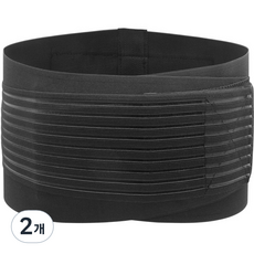 이그니스 파워 스트롱홀드 허리보호대 블랙, 2개