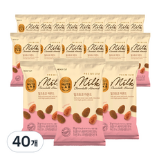 넛츠랩 밀크 초코 아몬드, 20g, 40개