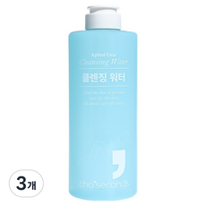 초세컨즈 자일리톨 시카 클렌징 워터, 3개, 500ml