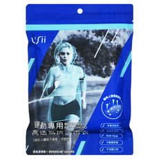 USii 運動專用高透氣排汗雨衣, 3倍於人體排汗速度, 不悶熱, 藍色, 126 x 99cm