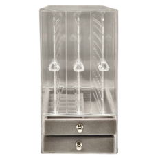 葉子小舖 透明飾品收納盒 壓克力耳環展示盒, 透明色, 1個