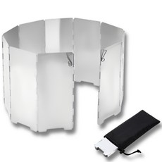 캠핑용 야외 접이식 버너 바람막이 10단, 1개