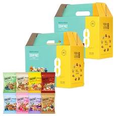 투데이넛 너트한줌 8종 x 5봉 견과선물세트 800g, 2세트