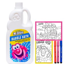 Mr.Bubble 超溫和泡泡沐浴露 1060ml+著色本 5入, 1組