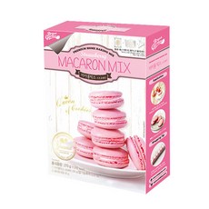 Breadgarden 草莓馬卡龍混合套組 270g, 馬卡龍預拌粉+奶油+裱花袋, 1組