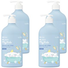 GREEN FINGER 綠手指 My Kids三麗鷗大耳狗喜拿孩童清爽沐浴露, 4瓶, 500ml