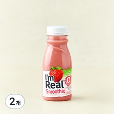 아임리얼 스무디 마이 스트로베리, 190ml, 2개