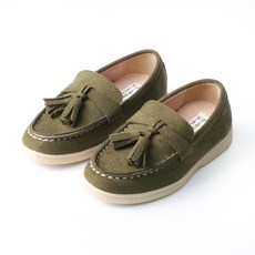 Thank You Shoes Much兒童款Sixteen流蘇麂皮樂福鞋