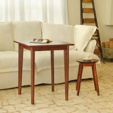 house recipe. 艾登柚木正方桌, 1人, 棕色