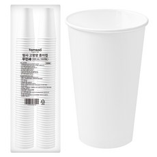 Tamsaa 高磅數無印刷紙杯 500ml 100入, 1個
