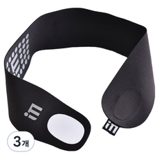 아이엠섬유 손목보호대, 블랙, 3개