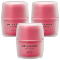 GATSBy 究 髮用造型系列 髮蠟 紅色, 65g, 3罐