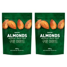 구운 아몬드, 600g, 2개