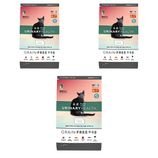 세라피드 고양이 그레인프리 기능성 사료, 유리너리+결석, 2kg, 3개