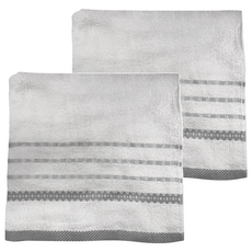 石墨烯浴巾 台灣製 135 x 70cm 233g 棉紗, 灰色, 2條