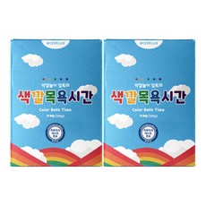 미스플러스 색깔목욕시간 유아 입욕제, 220g, 2개