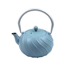 UNKNOWN 鑄鐵水壺, 900毫升, 天藍色