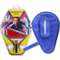 CHAMPION 乒乓球拍+乒乓球拍袋, INTRO P(球拍)/RC-30(收納袋)