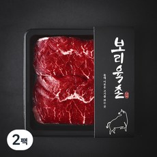 보리육촌 국내산 소고기 부채살 2등급 (냉장), 200g, 2팩