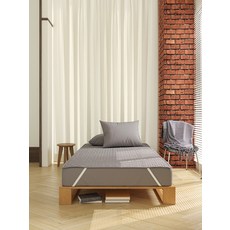 아임베딩 리얼코튼 침대패드, 그레이