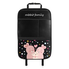 汽車座椅防踢墊 L號, 10 RABBIT FAMILY, 2入