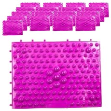 ABM 預製足壓墊, 18入, 紫色