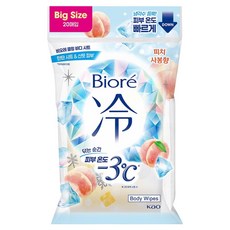 비오레 쿨링 바디 시트 피치 사봉향 20p, 1개