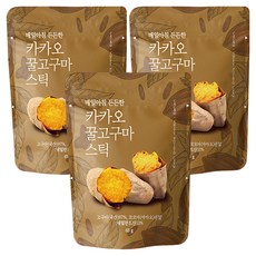 카카오 꿀고구마 스틱, 65g, 3개