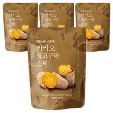 카카오 꿀고구마 스틱, 65g, 4개