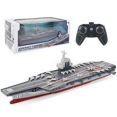 무선조종 항공모함 RC보트 31cm, 혼합색상, 1개