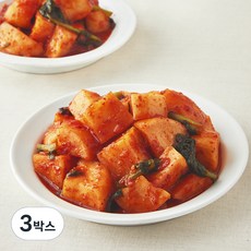 모산 갓담근 썰은 총각김치, 1.5kg, 3박스