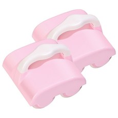 Kimree 雙輪黏性滾筒清潔器 除塵滾輪 粉紅色, 2個