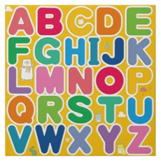 風車圖書 磁性認知訓練板 大寫ABC 129 24 x 24 x 0.5cm 3歲以上, 1個
