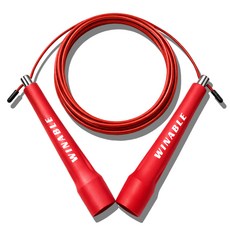 윈어블 복싱 RPM 실내 실외 스피드 다이어트 더블언더 크로스핏 운동 와이어 줄넘기, 레드