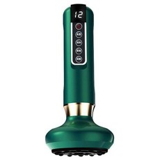 YOGEMDI 12段智能電動紅砭石刮痧儀 拔罐器, 綠色, 1個