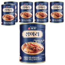 삼포 사골 육수의 깊은 맛의 정어리 통조림, 6개, 300g