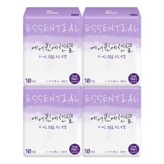 Air QUEEN Essential超薄衛生棉 蝶翼型, 夜用型(32cm), 10片, 4包