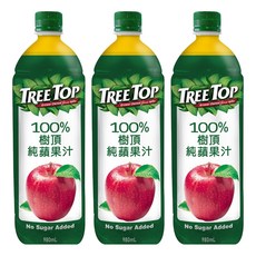 TREE TOP 樹頂 100%蘋果汁 980ml, 3瓶