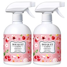 BOUQUET GARNI 織物除臭劑 黑櫻桃 正裝, 500ml, 2個