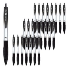 JAVAPEN Jetline On 原子筆 0.7mm, 黑色, 24個