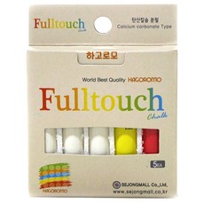 Hagoromo Fulltouch 3色混合碳酸鈣粉筆 5入, 混色, 5個