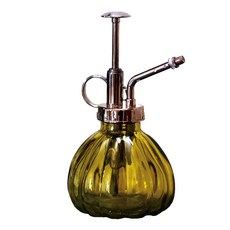 空氣選物 仿古銅按壓澆水瓶 200ml, 1個, 黃綠色