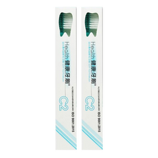 Health 健康牙刷 C2兒童牙刷 國小低年級適用, 顏色隨機, 12支, 2盒