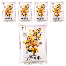 大橋牌 台灣香米 - 台灣國寶級高品質 淡雅芋頭甜香, CNS一等, 2kg, 5包