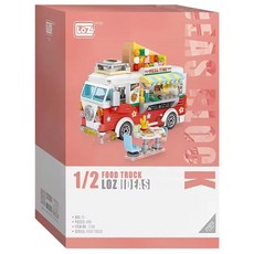 LoZ 披薩車積木 1739, 多色, 1組